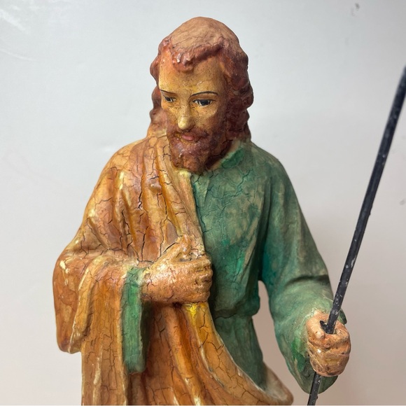 Department 56 Renaissance Nativity  Set 2 Pieces ~10” As Is! Please Read - Picture 8 of 16